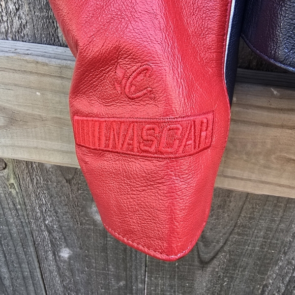 Jeff Gordon 24 Jacket Womens Small Black Red NASCAR Racing Genuine Leather - Picture 8 of 16